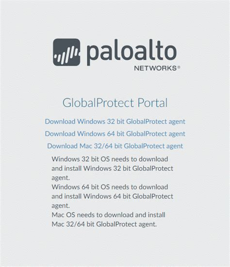Download and Install the GlobalProtect App for Windows .